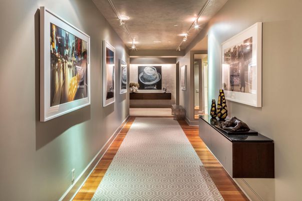 Interior, Recessed Lighting, Wood Texture Flooring