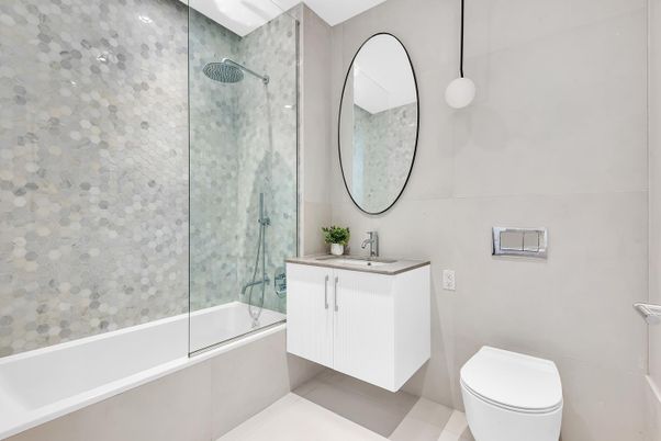 Bathroom, Glass Shower, Interior