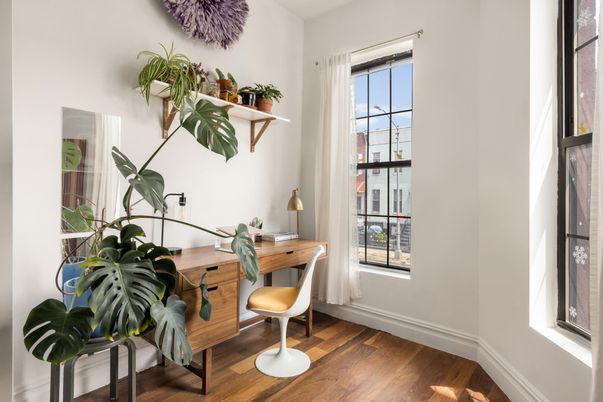 Home Office, Interior, Wood Texture Flooring