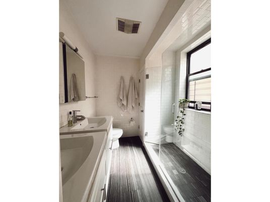 Bathroom, Interior, Wood Texture Flooring