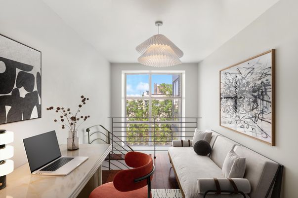 Home Office, Interior, Wood Texture Flooring