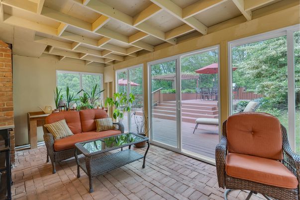 Interior, Living room, Stone Walls, Sun Room