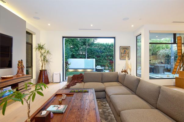 Interior, Living room, Recessed Lighting