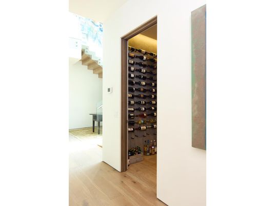 Interior, Wine Storage, Wood Texture Flooring