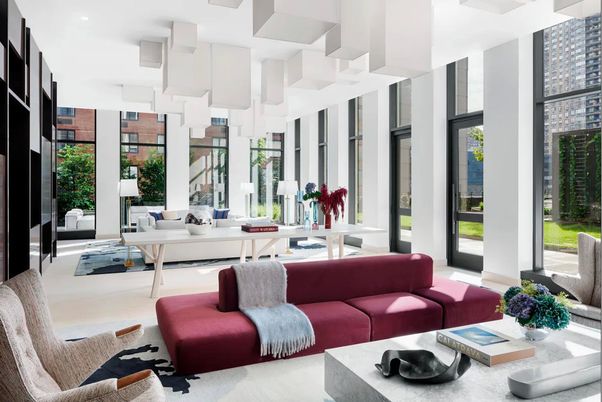 Interior, Living room, Recessed Lighting
