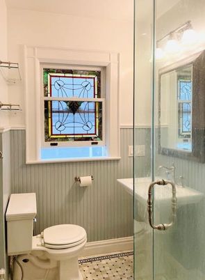 Bathroom, Glass Shower, Interior