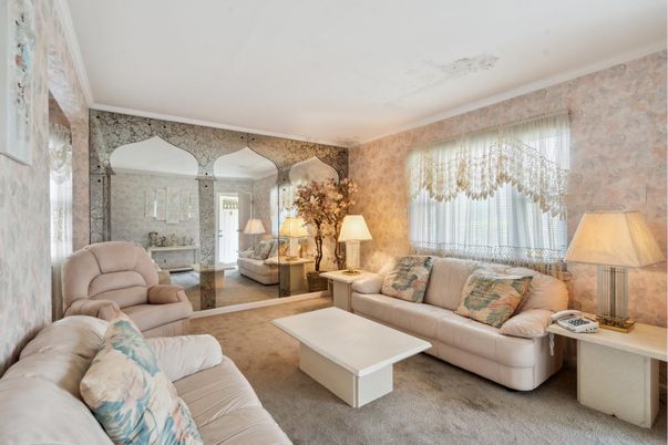 Interior, Living room, Stone Walls