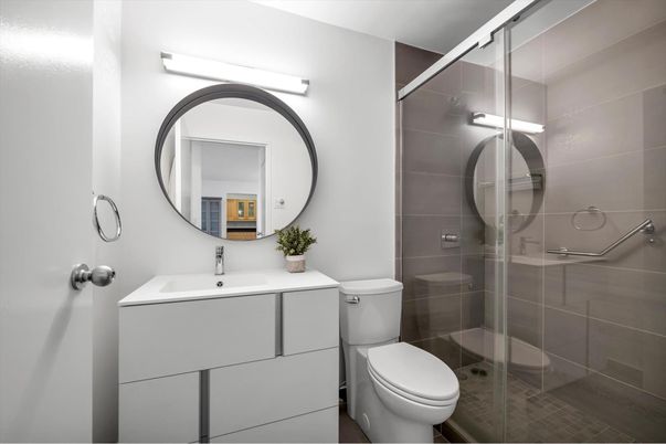 Bathroom, Glass Shower, Interior