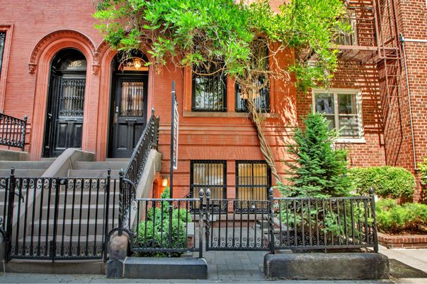 Exterior, Facade, Brick Facade, Brownstone