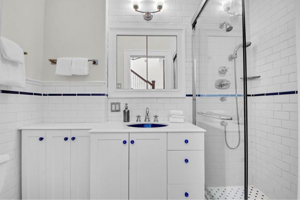 Bathroom, Glass Shower, Interior