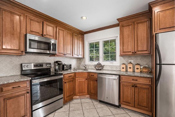 Interior, Kitchen, Recessed Lighting, Stainless Steel Appliances