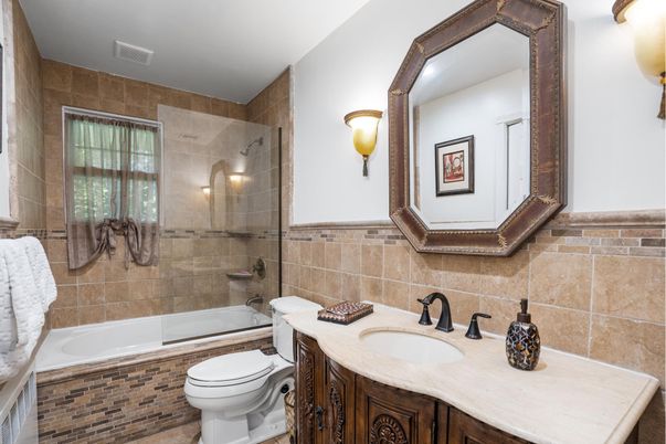 Bathroom, Glass Shower, Interior