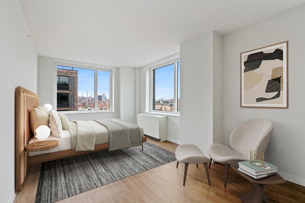 Bedroom, Interior, Wood Texture Flooring