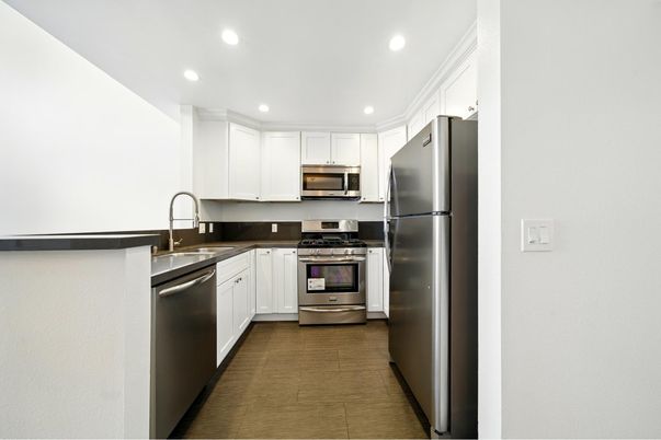 Interior, Kitchen, Recessed Lighting, Stainless Steel Appliances