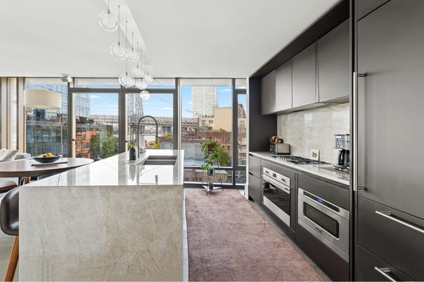 Interior, Kitchen, Pendant Lights, Stainless Steel Appliances