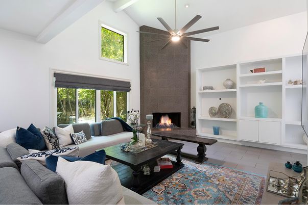 Fireplace, Interior, Living room