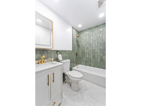 Bathroom, Glass Shower, Interior, Marble, Recessed Lighting