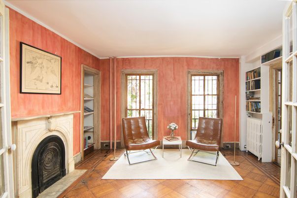 Fireplace, Interior, Wood Texture Flooring
