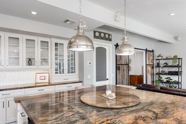 Interior, Kitchen, Pendant Lights, Recessed Lighting