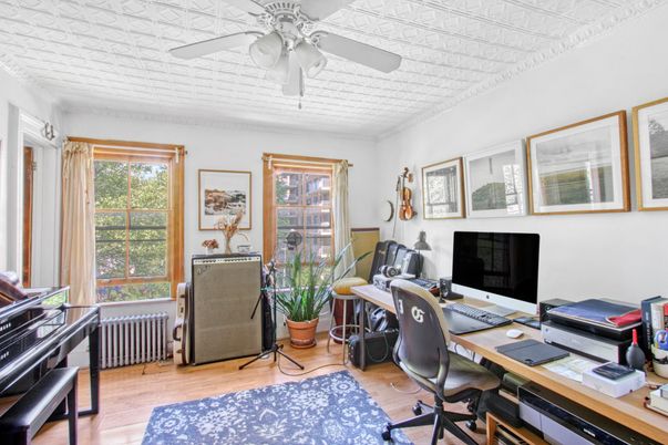 Home Office, Interior, Wood Texture Flooring