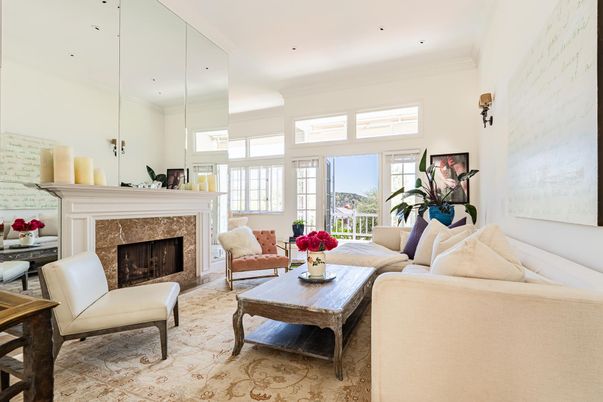 Fireplace, Interior, Living room, Recessed Lighting