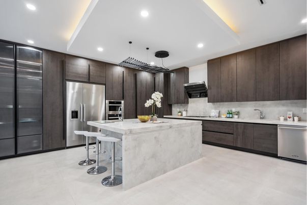 Interior, Kitchen, Recessed Lighting, Stainless Steel Appliances