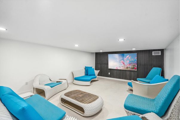 Interior, Living room, Recessed Lighting