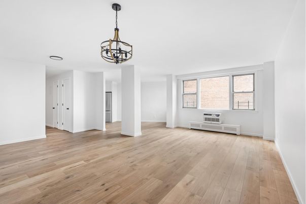 Chandelier, Empty room, Interior, Wood Texture Flooring