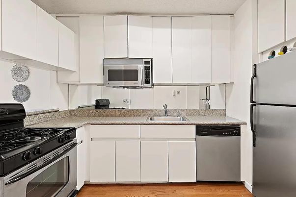 Interior, Kitchen, Wood Texture Flooring