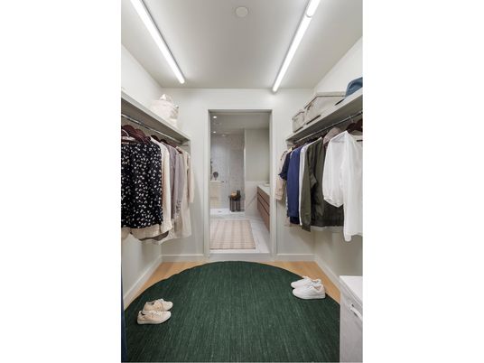 Interior, Walk-in Closets, Wood Texture Flooring