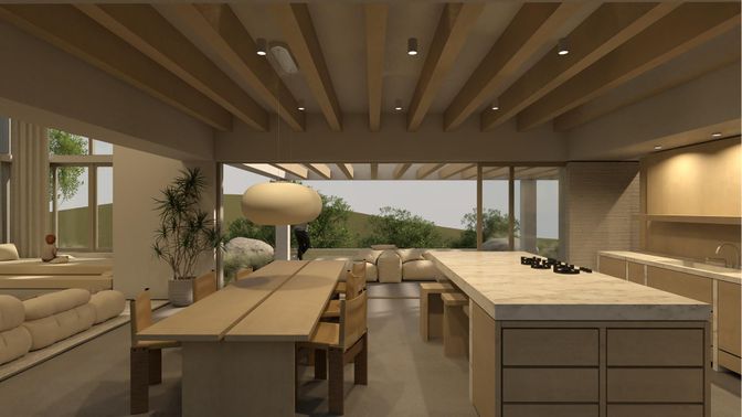 Interior, Kitchen, Recessed Lighting