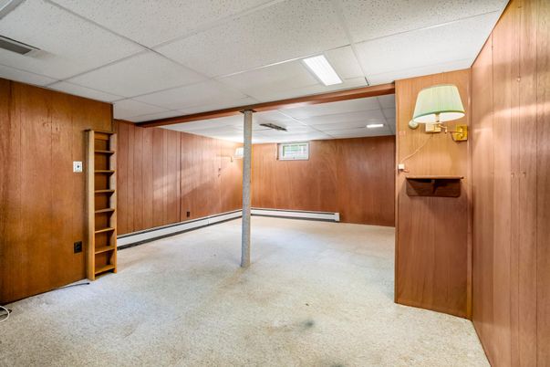 Empty room, Interior, Wooden Walls