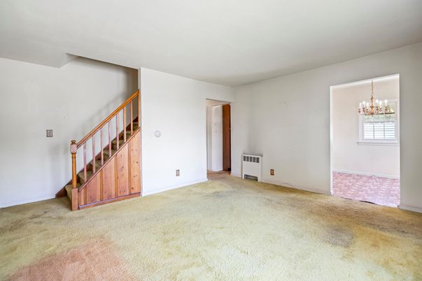 Chandelier, Empty room, Interior