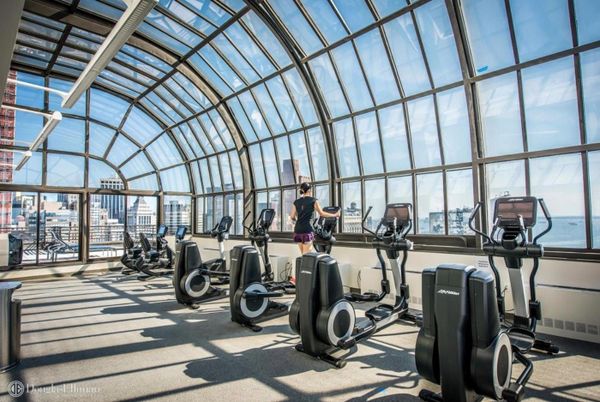 Fitness Equipment, Glass Ceilings, Gym, Interior, Sun Room