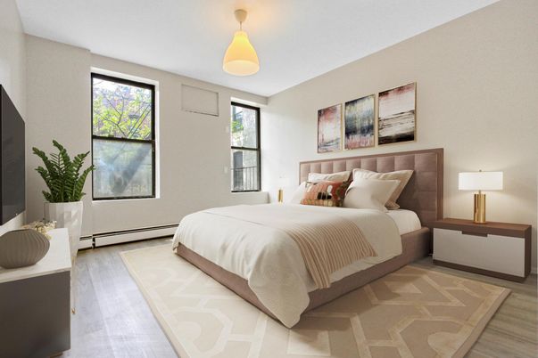 Bedroom, Interior, Wood Texture Flooring