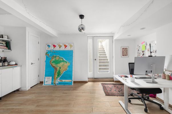 Home Office, Interior, Wood Texture Flooring