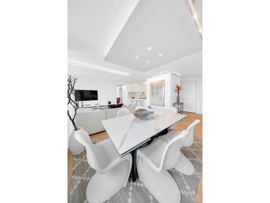 Dining room, Interior, Kitchen, Recessed Lighting