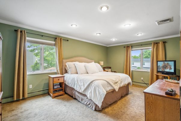 Bedroom, Interior, Recessed Lighting