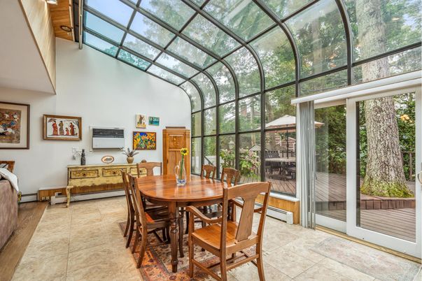 Dining room, Glass Ceilings, Interior, Sun Room