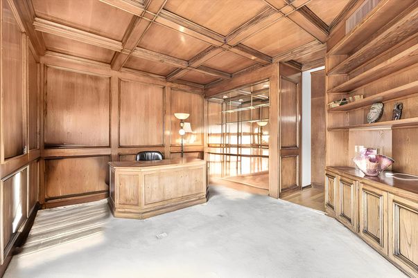 Home Office, Interior, Wooden Beams, Wooden Ceilings, Wood Texture Flooring, Wooden Walls