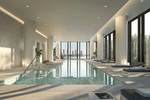 Interior, Pool, Recessed Lighting