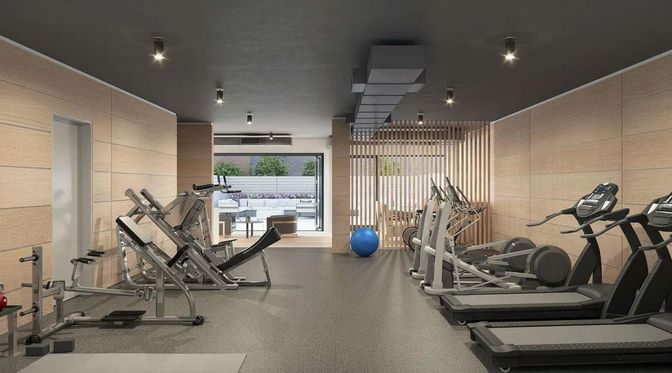 Fitness Equipment, Gym, Interior
