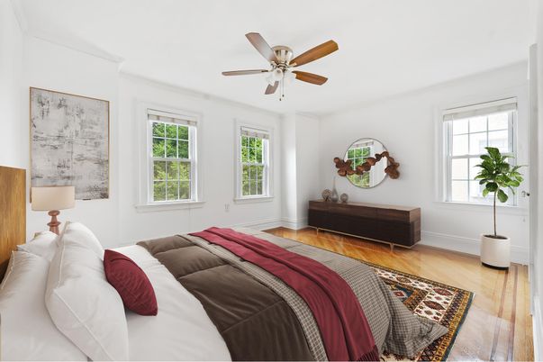 Bedroom, Interior, Wood Texture Flooring