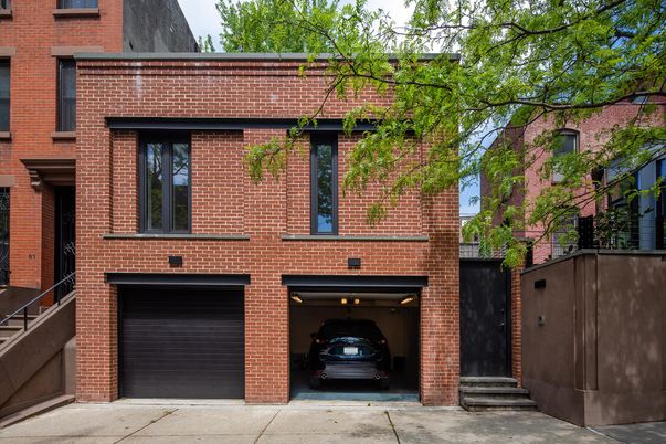 Attached, Exterior, Facade, Brick Facade, Rowhouse
