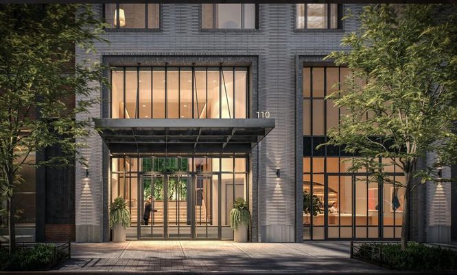 Exterior, Facade, Brick Facade, Modern