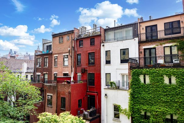 Exterior, Facade, Brick Facade, Rowhouse