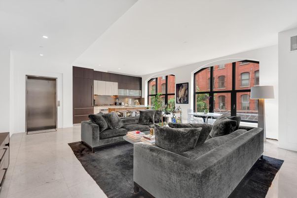 Dining room, Interior, Kitchen, Living room, Recessed Lighting