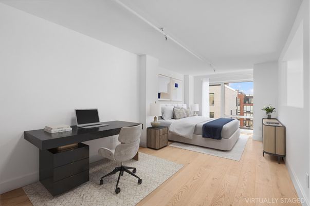 Bedroom, Home Office, Interior, Wood Texture Flooring