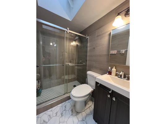 Bathroom, Glass Shower, Interior, Marble