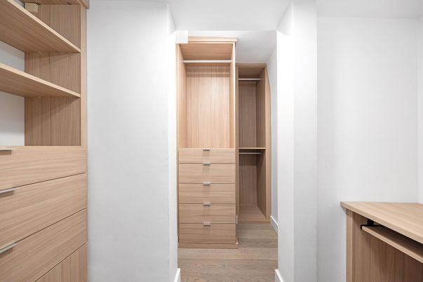Interior, Walk-in Closets, Wood Texture Flooring